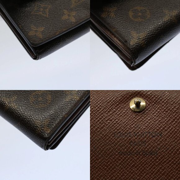 LOUIS VUITTON Monogram Porte Monnaie Billets Tresor Wallet M61730 LV Auth 54095 - Picture 15 of 16